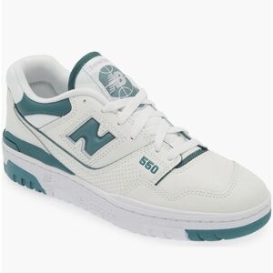 9.5 New Balance Women's 550 Basketball Shoes Walking Sneakers White Spruce